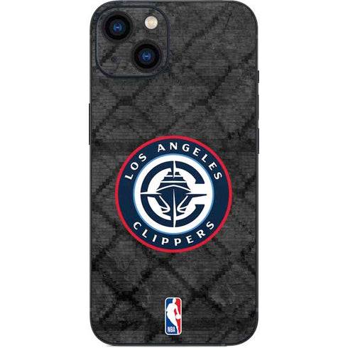 NBA Los Angeles Clippers Black Rust iPhone 14 Plus Skin